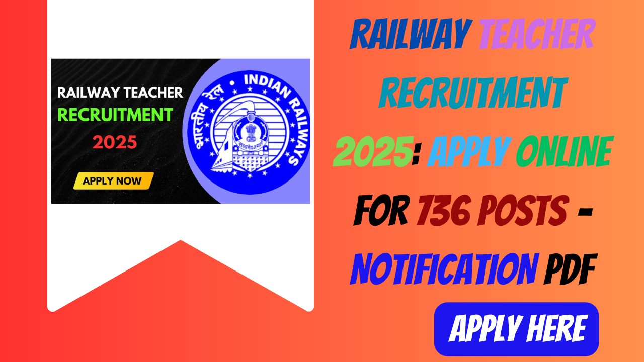 Railway Teacher Recruitment 2025